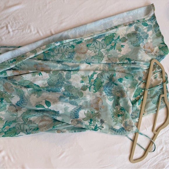 RESA Aqua Floral Backless Dress - Picture 8 of 10